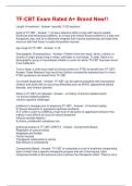 TF-CBT Exam Rated A&plus; Brand New&excl;&excl;