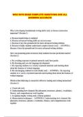 WGU D676 EXAM COMPLETE QUESTIONS AND ALL ANSWERS ACCURATE