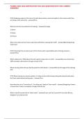 PANERA TEAM LEAD CERTIFICATION TEST 2025 QUESTIONS WITH 100&percnt; CORRECT ANSWERS&excl;&excl;