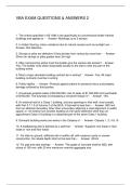 VBA EXAM QUESTIONS & ANSWERS 2