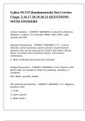 Galen-NU137 &lpar;fundamentals&rpar; Test 1 review Chapt&period; 2&period;16&period;17&period;18&period;19&period;20&period;21 QUESTIONS WITH ANSWERS