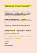 ASSESSMENT 2 NHS PATHWAYS newest actual 2025&sol;2026 with  complete QUESTIONS and ANSWERS &period;verifed&sol;graded a&plus;&sol;
