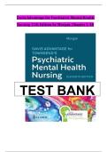 Test Bank for Davis Advantage for Townsend's Psychiatric Mental Health Nursing&comma; 11th Edition by Karyn I&period; Morgan Latest&vert; Chapter Guide 1 -38 &vert; Expert Verified Q&As