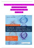 Test Bank for Tietz Fundamentals of Clinical Chemistry and Molecular Diagnostics&comma; 8th Edition by Nader Rifai &ndash; Complete All Chapters with Correct Answers &lpar;Latest 2025 Updates&rpar;