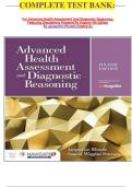       COMPLETE TEST BANK:  For Advanced Health Assessment And Diagnostic Reasoning: Featuring Simulations Powered By Kognito 4th Edition By Jacqueline Rhoads Graded A+