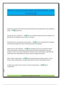 WGU C232 EXAM 2025 QUESTIONS AND ANSWERS