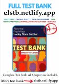 Test Bank for Abnormal Psychology 18th Edition Hooley