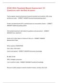 D184 WGU Standard-Based Assessment 33 Questions with Verified Answers&comma;100&percnt;CORRECT