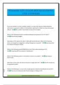 Wisconsin ATV EXAM 2025 QUESTIONS AND ANSWERS