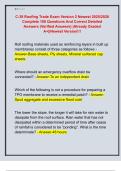 C-39 Roofing Trade Exam Version 2 Newest 2025&sol;2026  Complete 100 Questions And Correct Detailed  Answers &lpar;Verified Answers&rpar; &vert;Already Graded  A&plus;&vert;&vert;Newest Version&excl;&excl;&excl; 