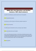 NRNP 6531 final  Questions and Verified Answers&comma; 100&percnt; &lpar;best answers&rpar;