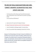 PN HESI EXIT REAL EXAM QUESTIONS AND 100&percnt;  CORRECT ANSWERS &vert;GUARANTEED PASS&vert; NEW  UPDATE 2025-2026