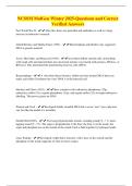 NCSSM MolGen Winter 2025-Questions and Correct Verified Answers
