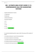 3B2 - ULTIMATE ABSA STUDY GUIDE C1-15 &vert; COMPREHENSIVE Q&A FOR GUARANTEED SUCCESS