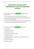 NR508 WEEK 4-MIDTERM EXAM &vert; COMPREHENSIVE Q&A FOR GUARANTEED SUCCESS