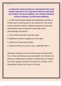 ATI MEDSURG 2 MUSCULOSKELETAL AND RESPIRATORY EXAM  NEWEST 2025&sol;2026 ACTUAL EXAM WITH COMPLETE QUESTIONS  AND CORRECT DETAILED ANSWERS &lpar;100&percnt; VERIFIED ANSWERS&rpar;  &vert;ALREADY GRADED A&plus;&vert; &vert;&vert;PROFESSOR VERIFIED&vert;&vert; 