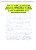 NUR 242 EXAM 1 STUDY GUIDE  2025&sol;2026 ACCURATE QUESTIONS  WITH CORRECT DETAILED ANSWERS  &vert;&vert; 100&percnt; GUARANTEED PASS  <RECENT VERSION> 