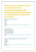 ASVAB Electronics Information &lpar;EI&rpar; Real practice Exam With Actual Questions&comma;Rationales And Verified Answers&sol;Expert Verified For Guaranteed Pass 2025&sol;2026&sol;Latest Update&sol;Instant Download Pdf