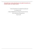  WGU D219 Task 1&colon; Evidence Based Practice and Applied Nursing Research &vert; 2025&sol;2026 Updates with complete solutions&period;