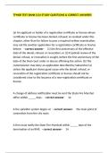 TFM08 TEST BANK&semi; 124 STUDY QUESTIONS & CORRECT ANSWERS