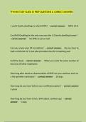 TFM-08 STUDY GUIDE 55 PREP QUESTIONS & CORRECT ANSWERS