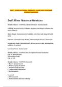 SWIFT RIVER MATERNAL -NEWBORN EXAM QUESTIONS AND CORRECT ANSWERS