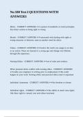 Nu 180 Test 2 QUESTIONS WITH ANSWERS