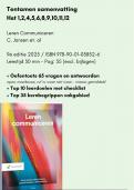 Samenvatting boek Leren Communiceren C. Jansen et. al - Hst 1,2,4,5,6,8,9,10,11,12 - 9e editie 2025 / ISBN 9789001038526 / + oefentoets + leerdoelen + kernbegrippen - Nieuw 2025
