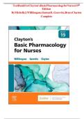 TestBankForClayton&rsquo;sBasicPharmacologyforNurses19th  Edition  ByMichelleJ&period;Willihnganz&comma;SamuelL&period;Gurevitz&comma;BruceClayton  Complete