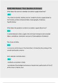 NURS 5463 Module 7 Test&colon; Questions & Answers&colon; Updated A&plus; Score Guide
