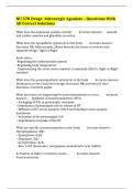 NU 578 Drugs&colon; Adrenergic Agonists &ndash; Questions With All Correct Solutions