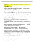 NU 578 Study Guide Test 2 &ndash; Full Solutions For Practice Exam Questions