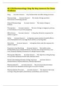 NU 578 Pharmacology&colon; Step-By-Step Answers For Exam Problems