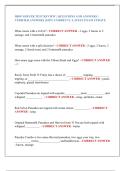IHOP SERVER TEST REVIEW &vert; QUESTIONS AND ANSWERS &vert;  VERIFIED ANSWERS &lpar;100&percnt; CORRECT&rpar; &vert; LATEST EXAM UPDATE 