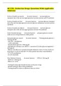 NU 578 - Endocrine Drugs&colon; Questions With Applicable Solutions