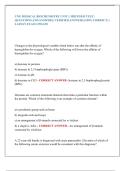 UNE MEDICAL BIOCHEMISTRY UNIT 1-4 MIDTERM TEST EXAM &vert; QUESTIONS AND ANSWERS &vert; VERIFIED ANSWERS &vert; EXAM ALREADY GRADED A&plus; &vert; LATEST EXAM UPDATE
