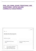 PHIL 101 FINAL EXAM &lpar;TROCCHIA&rpar; 100 QUESTIONS &vert; WITH SOLVED CORRECTLY SOLUTIONS&excl;&excl;