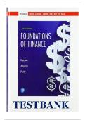  Test bank for foundations of finance  10th edition by arthur j keown&vert;Newest edition  100&percnt; verified A&plus;