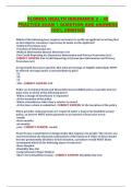 FLORIDA HEALTH INSURANCE 2 &ndash; 40  PRACTICE EXAM 1 QUESTION AND ANSWERS  100&percnt; VERIFIED
