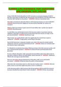 FLORIDA LIFE INSURANCE TEST QUESTIONS  AND ANSWERS 100&percnt; SOLVED