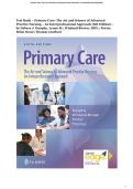 Test Bank for Primary Care The Art and Science of Advanced Practice Nursing and Interprofessional Approach 6th Edition by Lynne M&period; Dunphy Latest 2025&sol;2026 Comprehensive Review Questions and Answers for Nurse Practitioner PA and Medical Students