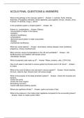 ACOLS FINAL QUESTIONS & ANSWERS