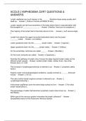 ACOLS LYMPHEDEMA CERT QUESTIONS & ANSWERS