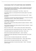 ACOLS MLD POST OP QUESTIONS AND ANSWERS