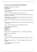ACOLS MLD QUESTIONS AND ANSWERS