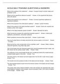 ACOLS MLD TRAINING QUESTIONS & ANSWERS