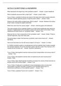 ACOLS QUESTIONS & ANSWERS