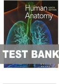 TEST BANK FOR Human Anatomy 9th Edition by Elaine Marieb, Patricia Wilhelm, Jon Mallatt  ISBN:978-0135168059 COMPLETE GUIDE ALL CHAPTERS COVERED 100% VERIFIED A+ GRADE ASSURED!!!!!NEW LATEST UPDATE!!!!!
