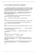 AH 101 EXAM5 QUESTIONS & ANSWERS