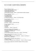 AH 101 EXAM 1 QUESTIONS & ANSWERS